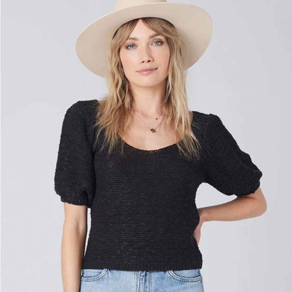 Saltwater Luxe Kel Sweater black size L womens